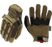 Mechanix Wear: M-Pact Guantes de trabajo con ajuste seguro, guantes de trabajo con protección contra impactos y absorción de vibraciones, guantes de seguridad para hombres (marrón, S)