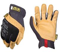 Mechanix Wear - Material4X Guantes FastFit (X-Grande, Negro / Marrón)