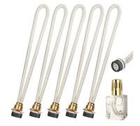 Mechas de Lámpara de Aceite de Fragancia, Juego de 5 Piezas Reemplazo de Mecha de Lámpara de Aceite, Aceite Mecha Fragancia, Mechas de Lámpara de Aceite para Aromaterapia para Mejora del Aire