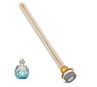 Mechas de Lámpara de Aceite, Mecha de Repuesto para Lámparas de Aceite Catalíticas, Mecha de Lámpara Reemplazo, Difusor Aromaterapia Accesorio de Aromática con Quemador Catalítico Fragancia (Gold18mm)