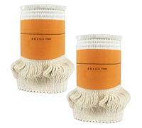 Mechas para Estufa de Queroseno,Mecha para Horno de petróleo para Interiores,Mechas de algodón de Fibra de Vidrio para Estufas de Interior, Patio, Cubierta, hogar - 65/75/85/95mm (Color : 2pcs, Tama