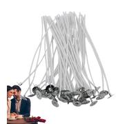 Mechas para Velas, mechas para Hacer Velas, núcleos de preencerados, Juego de 50 mechas de Soja largas para Hacer Velas perfumadas