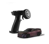 MechEdu Coche RC Drift a escala 1:43, 2,4 GHz RC vehículo con control totalmente proporcional, tracción permanente en las cuatro ruedas, suspensión independiente e iluminación LED de simulación LED