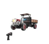 MechEdu Tractor teledirigido para adultos, 2,4 GHz, 4 WD, totalmente proporcional, realista, con iluminación LED, sonidos simulados y efectos de niebla de escape (RTR)