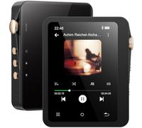 MECHEN 128GB Hi Res Reproductor MP3 Bluetooth, Sonido Digital de Alta Resolución Sin Pérdidas, Reproductor DSD DAC FLAC, 192Khz/24bit, Pantalla Táctil, USB C, OTG, con Estuche de Cuero