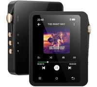 MECHEN 128GB Hi Res Reproductor MP3 con Bluetooth 5.3, Sonido Digital de Alta Resolución Sin Pérdidas, Reproductor DSD DAC FLAC, 192Khz/24bit, Pantalla Táctil, USB C, OTG, con Estuche de Cuero