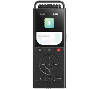 MECHEN 144 GB Grabadora de Voz Digital, Grabadora Activada por Voz con 10.000 h de Tiempo de Grabación, Audio HD de 3072 Kbps, Reducción de Ruido, Puede Conectarse a un Micrófono Externo (V06)