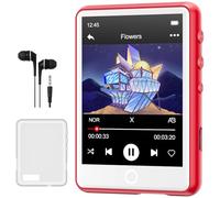 MECHEN Reproductor MP3 Bluetooth 5.3, Pantalla táctil de 2,4 Pulgadas, Calidad de Sonido sin pérdidas, Radio FM, 512 GB Ampliable (128GB)