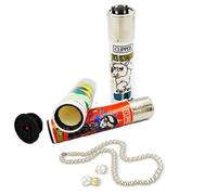 Mechero Clipper con escondite oculto | Mechero con compartimento secreto | Mini caja fuerte camuflada portátil