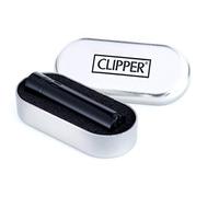 Mechero Clipper de metal negro - Turbo Jet