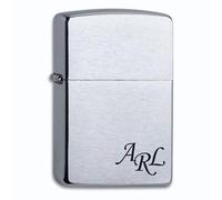 Mechero de Gasolina con Iniciales grabadas, Compatible with Zippo, Personalizable, Nombre Personalizado, Iniciales Personalizables