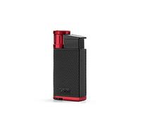 Mechero-Encendedor Colibri-Evo-en metal -llama Jet a prueba de viento, para cigarrillos y puros. Recargable. Funciona con gas butano (no incluido). Se envía en estuche de regalo. Dos años de garantía.