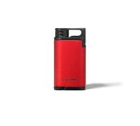 Mechero Soplete Colibri Belmont de Llama Única - Encendedor Recargable Funciona con Gas Butano (no Incluido) - Gran Rueda para el Ajuste de Llama - Ventana para Nivel de Gas - Caja de Regalo