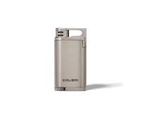 Mechero Soplete Colibri Belmont de Llama Única - Encendedor Recargable Funciona con Gas Butano (no Incluido) - Gran Rueda para el Ajuste de Llama - Ventana para Nivel de Gas - Caja de Regalo