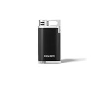 Mechero Soplete Colibri Belmont de Llama Única - Encendedor Recargable Funciona con Gas Butano (no Incluido) - Gran Rueda para el Ajuste de Llama - Ventana para Nivel de Gas - Caja de Regalo