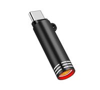 Mechero tipo C, resistente al viento, sin llama, USB C, adaptador de encendedor de cigarrillos, sin batería, para aire al aire libre, L3z3 viajes