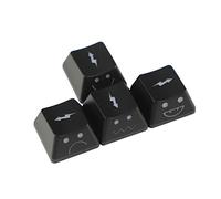 Mechkeeb Teclas de repuesto de flecha WASD de 1,6 mm de grosor Lightning Baby Shine Through Keycaps OEM Profile para teclado mecánico MX