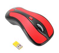 MechKit 6D giroscopio 2,4G TV ratón óptico inalámbrico Fly Air USB para PC Smart TV Box (Rojo y Negro)