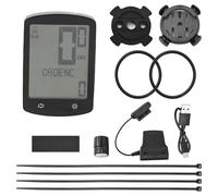 MechKit Computadora inalámbrica para Bicicleta con cadencia USB Recargable multifunción Pantalla de Alta claridad IPX6 Velocímetro de Bicicleta a Prueba de Agua Odómetro para (Avec Cadence)