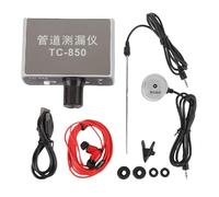 MechKit Detector de Fugas de Agua Sonda Dual Detector Profesional de Escucha de Fugas en tuberías de Agua subterránea con Auriculares para construcción de Obras Plomería Batería