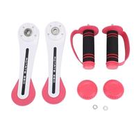 MechKit Juego de Mancuernas para Mujer con manivela giratoria, Brazo, Entrenamiento Muscular, Culturismo, Equipo de Fitness para Gimnasio en casa, Entrenamiento ABS TPR Bloque de (Rosa Blanco)