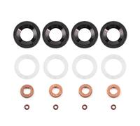 MechKit Kit de arandela de sellos de inyector diésel, piezas de reparación profesionales de goma ABS duraderas de, aptas para CMAX Focus SX4