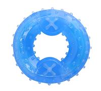 MechKit Mascota Enfriamiento Masticar Juguete Verano Congelado Puzzle Dispensador de Alimentos Interactivo Diversión Resistente a Las Mordeduras Material TPR Azul 10cm