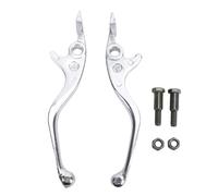 MechKit Palanca de freno de mano izquierda derecha Aluminio de alta resistencia Diseño de ángulo único Control de frenado eficiente para piezas de repuesto de motocicleta Tuttio So