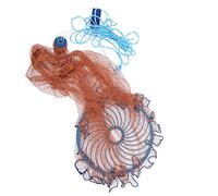 MechKit Red de Lanzamiento a Mano Red de Lanzamiento con Mosca de Alta Resistencia con Disco Volador Herramienta de Pesca de Nailon Duradera para océano, Lago, Estanque, río,