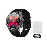 MechKit Reloj Deportivo Reloj Inteligente, Pantalla HD de 1,7 Pulgadas Más de 100 Modos Deportivos Rastreador de Ejercicios IP68 Linterna LED a Prueba de Lluvia (Negra)