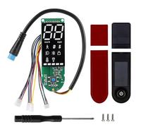 MechKit Scooter eléctrico Dashboard para Xiaomi 1S/Pro/Pro 2, salpicadero con tapa, indicador de datos transparente, reemplazo de placa de circuito electrónico, 4 cables, doble freno