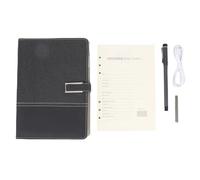 MechKit Smart Pen Notebook Set Digital Bluetooth Smartpen con digitalización en Tiempo Real Sincronización Reconocimiento OCR Reproducción compartida para Estudiantes Profesionales (Negra)