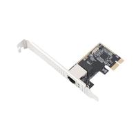 MechKit Tarjeta de Red PCIE Gigabit Adaptador Ethernet de Alta Velocidad Tarjeta LAN RJ45 de 10/100/1000 Mbps para Linux Mac OS Compatible con Ranuras PCIe x1 x4 x8 x16