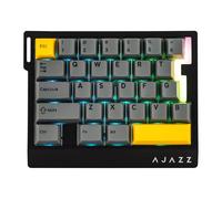 MechLands AK029 Rapid Fast Wired Gaming Keyboard, sondeo de 8 kHz, teclado con una sola mano de 29 teclas, SOCD y DKS, interruptor magnético, funcionamiento ajustable, RGB, placa de aluminio (negro)