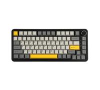 MechLands AK820 MAX HE Rapid Trigger Keyboard, Teclado mecánico para Juegos con Cable/inalámbrico, con interruptores magnéticos de Efecto Hall, Estructura de Junta, RGB para Win/Mac (Negro, cableado)