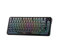 MechLands AK820 MAX HE Rapid Trigger Keyboard, Teclado mecánico para Juegos con Cable/inalámbrico, con interruptores magnéticos de Efecto Hall, Estructura de Junta, RGB para Win/Mac (Gris, cableado)