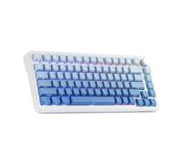 MechLands AK820 MAX Teclado mecánico inalámbrico Mejorado, BT5.0/2.4GHz/USB-C Gaming Keyboard, con 5 Capas de Relleno, PCB Flex-Cut, Placa FR4, RGB para Win/Mac (Azul)