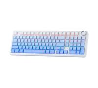 MechLands Aula F99 PRO 96% Mechanical Keyboard BT5.0/USB-C/2.4GHz Wireless Gaming Keyboard con batería de 8000 mAh, botón giratorio, RGB para Win/Mac (azul)
