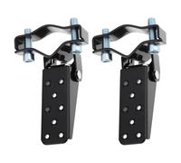 MechPort 1 Par de Estriberas Plegables de Acero para Bicicleta Compatible con BMX Y MTB 95x71x28mm/66x56mm