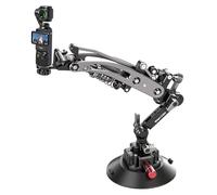 MECHRIG MR01 Brazo hidráulico para cámara MECHRIG - Soporte para Coche con Ventosa de 15 cm y riel NATO de liberación rápida, Brazo Amortiguador para dji Osmo Pocket 3/Insta360/Go Pro