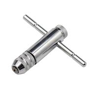 MECHURA soporte para grifo de trinquete M1-8/M5-12/M6-25/M9-27 cromo vanadio ajustable trinquete grifo soporte llave en forma de T herramienta de roscado escariador extendido(MULTI)