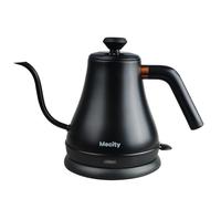 Mecity Electric Kettle Gooseneck Water Kettle Stainless Steel Tea Kettle Water Boiler Fast Heating, Auto Shut Off, 27 Ounce, 1000W, Matte Black
