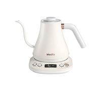 Mecity - Hervidor eléctrico de cuello de cisne con función de mantener el calor y visualización LCD, apagado automático, hervidor de café, control de temperatura, vertido sobre hervidor de agua de