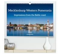 Mecklenburg-Western Pomerania. Impressions from the Baltic coast (High Quality Premium Wall Calendar 2026 DIN A2 landscape),CALVENDO 12 Month Wall Calendar: Beauties in the country of the Baltic coast