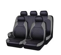 MECKOZ 5Seats Fundas Asientos Coche para Hyundai Tucson 2015-2018,9 Piezas Cuero Juego Completo Delanteros y Traseros Cubreasientos,A-Grey