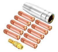 Mecmbj Boquillas Consejos de Contacto, para 15AK Torch Gun Soldadora 0.8MM