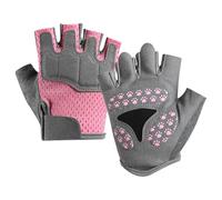 Mecmbj Guantes de Ciclismo Niñas y Niños, Antideslizantes, Cómodos y Transpirables, Guantes Bici Niño, para Ciclismo, Escalada, Patinaje sobre Hielo(Rosa)