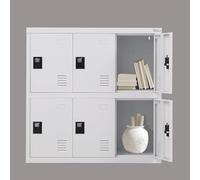MECOLOR pequeño gabinete de 4,6 y 9 Puertas para empleados o Personal de Oficina de Metal para el hogar, supermercados, gimnasios, centros comerciales para Documentos, Telas Bolsas