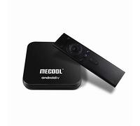 MECOOL KM9 Pro Google Certified The Real Android TV OS Android 10.0 DDR4 4GB RAM 32GB ROM con búsqueda por Voz Control Remoto Dual Band WiFi 2.4G 5G 4K UHD HDR HDCP 2.2 OTA Compatible