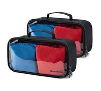 Mecozone Cornhole Bags - Funda de Transporte para 8 puf, 2 Unidades, Color Negro
